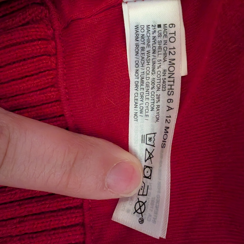 3 For $24 Janie and Jack Vibrant Red Baby Knit Set - Picture 10 of 10